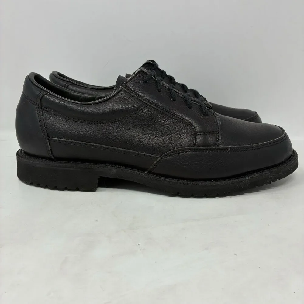 Vintage NOS Redwing 70’s 9142 Black Leather Oxford Shoes Sz 8.5D Union Made USA